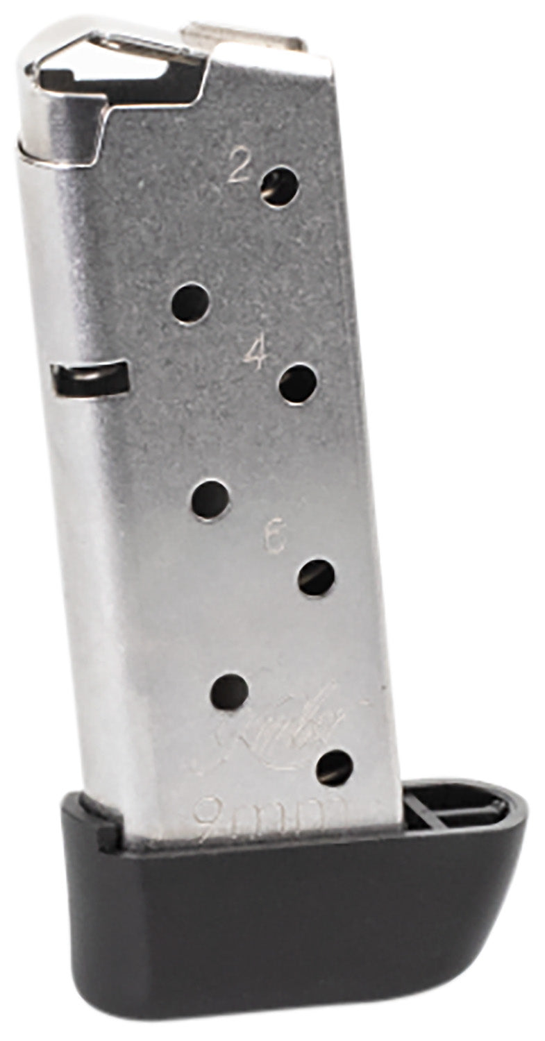 Kimber Micro 9 Extended 7rd 9mm Silver Stainless Steel Magazine