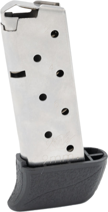 Kimber Micro 9 Extended 8rd 9mm Silver Stainless Steel Handgun Magazine