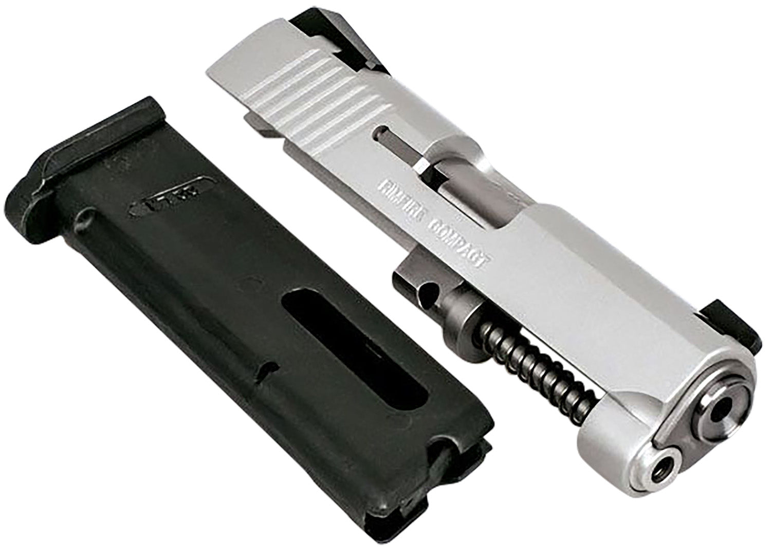 Kimber 1100485 1911 .22 LR Compact Conversion Kit Silver 10rd w/ Fitted Case