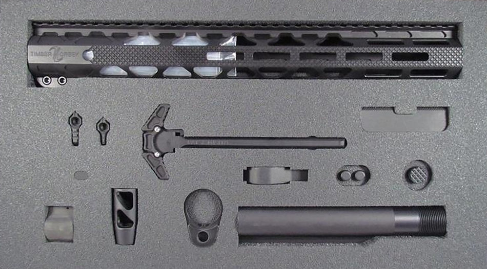 Timber Creek Greyman 12-Piece Complete AR-15 Build Kit Type III Black TCGKBL