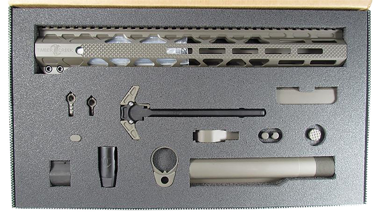 Timber Creek Greyman 12-Piece Complete AR-15 Build Kit Urban Color TCGKU