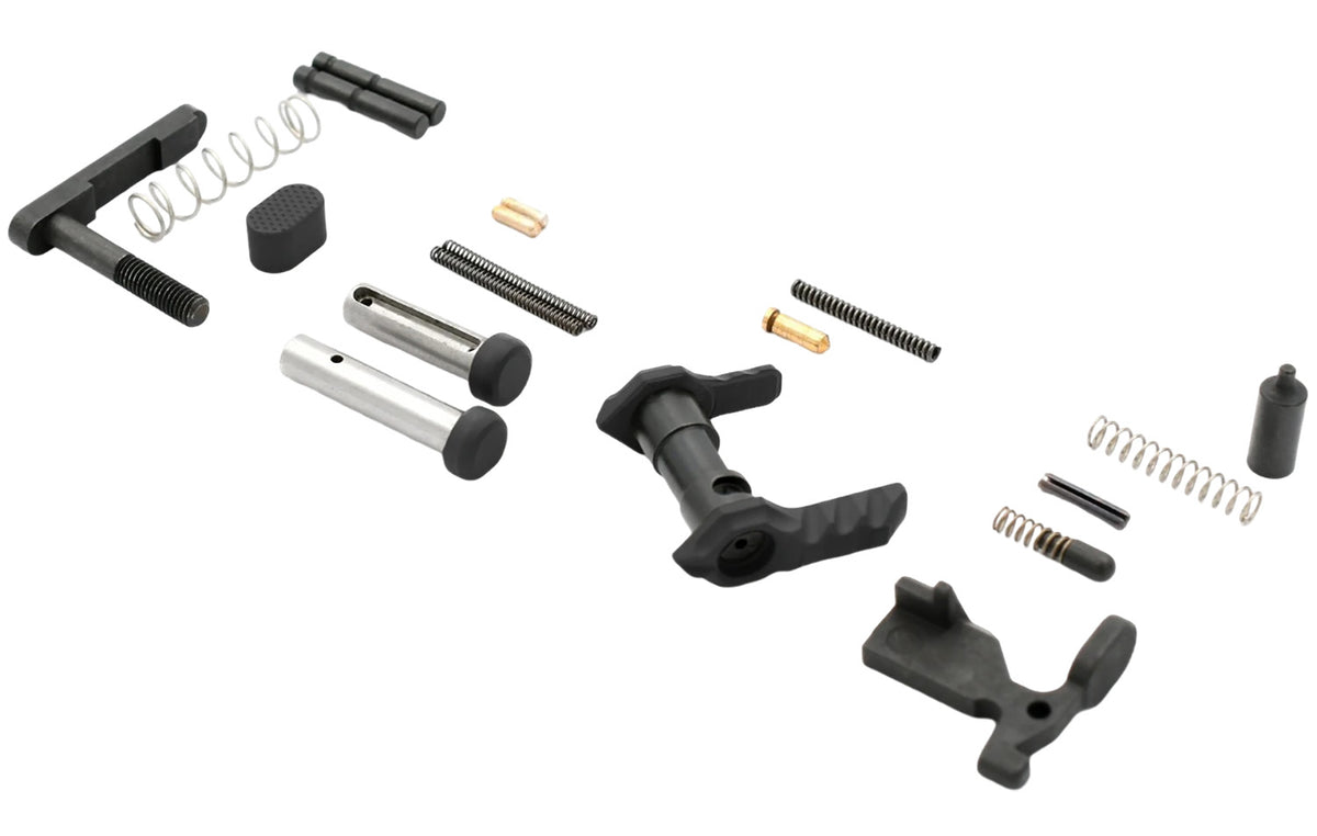 Timber Creek Greyman Lower Parts Kit AR-Platform Black Anodized GLPKBL