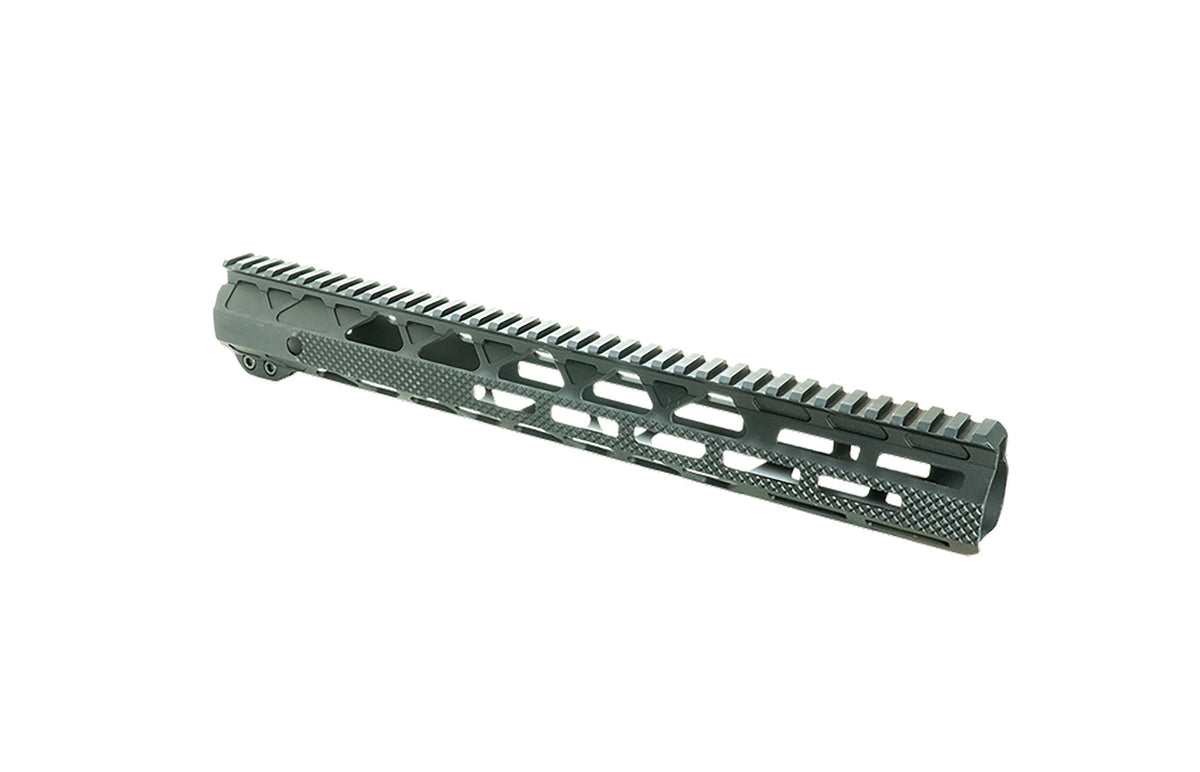 Timber Creek Outdoors Greyman Aluminum AR-15 15" M-LOK Handguard G15HGBL
