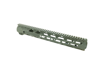 Timber Creek Outdoors G15HGBL AR-15 Greyman 15" M-LOK Lightweight Billet Aluminum Handguard