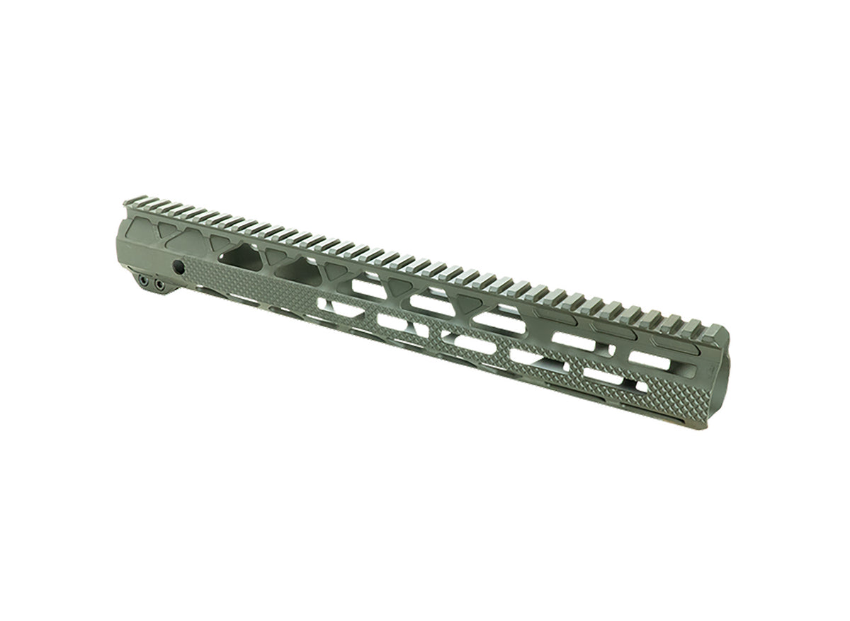 Timber Creek Outdoors Greyman Aluminum AR-15 10" M-LOK Handguard G10HGBL