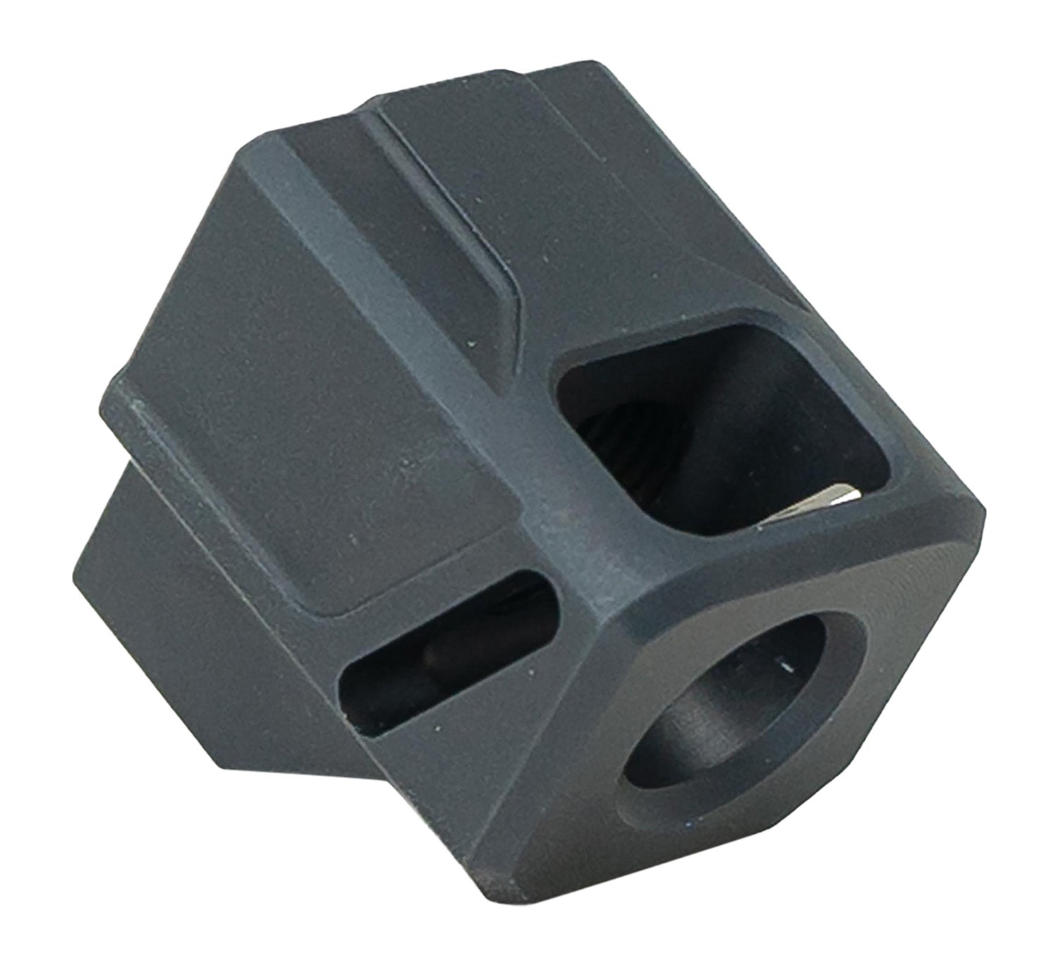 Faxon EXOS-514 M&P Pistol Compensator 9mm 6061 Aluminum Black Anodized 1/2"x28 1.10" OAL