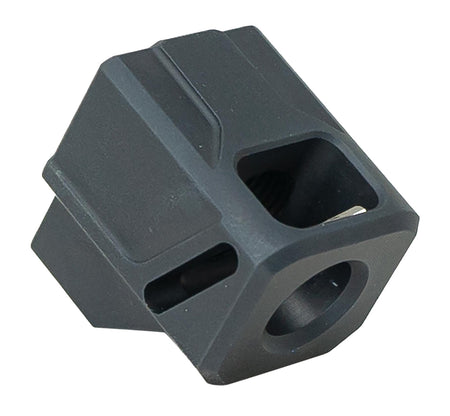 Faxon EXOS-514 M&P Pistol Compensator 9mm 6061 Aluminum Black Anodized 1/2"x28 1.10" OAL