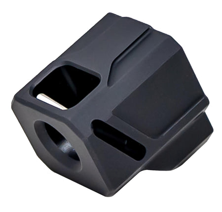 Faxon EXOS-543 Gen 4 Glock Pistol Compensator 9mm Black Anodized Aluminum 1/2"x28 1.10" OAL