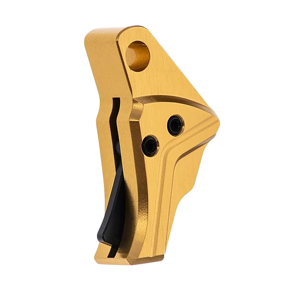 Tyrant CNC I.T.T.S Gold Black Trigger Shoe Upgrade for Glock 43/43x/48
