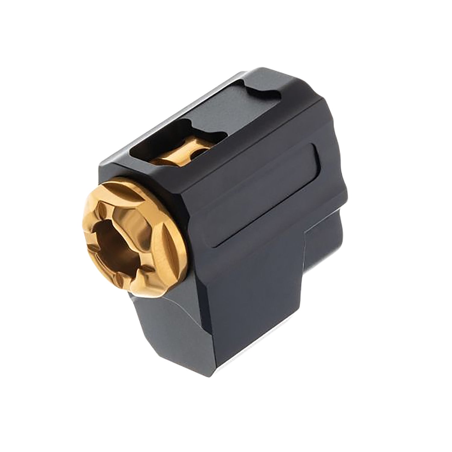 Tyrant CNC TDP365COMP Black and Gold Aluminum Comp for P365 9mm
