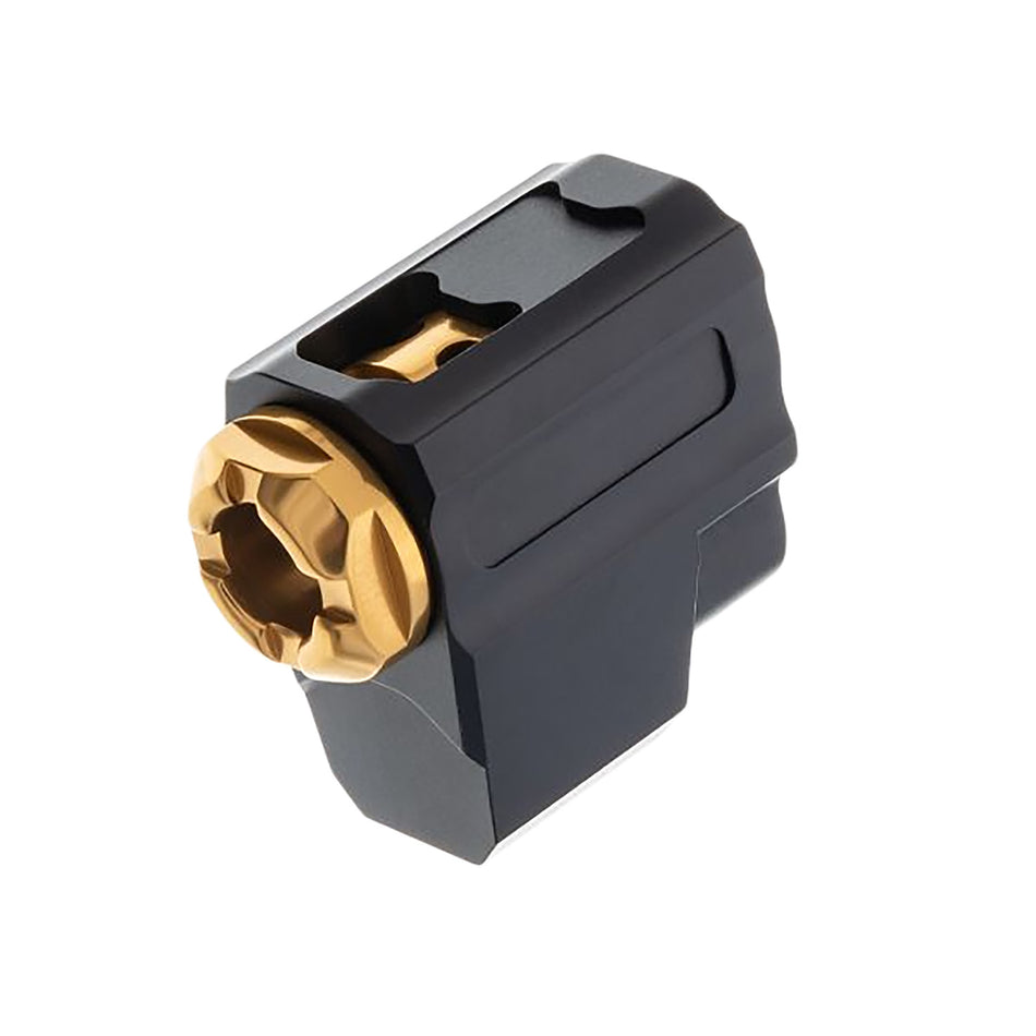 Tyrant CNC TDP365COMP Black and Gold Aluminum Comp for P365 9mm