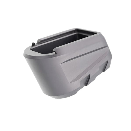 Tyrant Designs P365-XMACRO Magazine Extension Gray 6061 Aluminum 9mm for Sig P365 TDP365MAGEXGREY