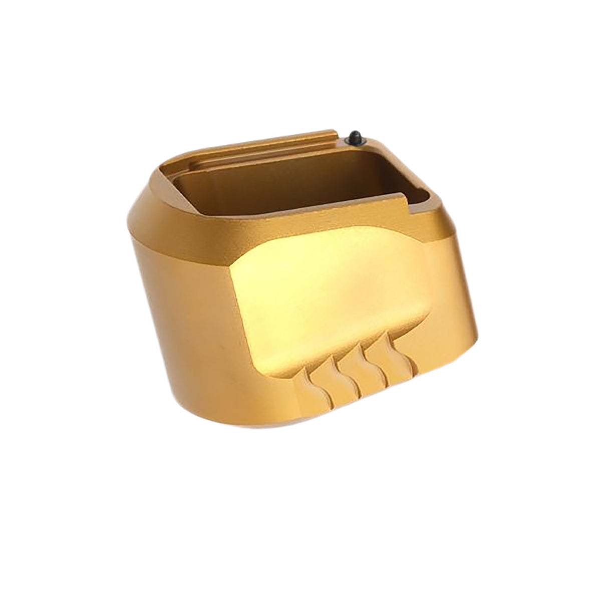 Tyrant Designs Magazine Extension Gold Aerospace Grade Aluminum 9mm/40 S&W Fits S&W M&P Full-Size TDMPMAGEXFSGOLD