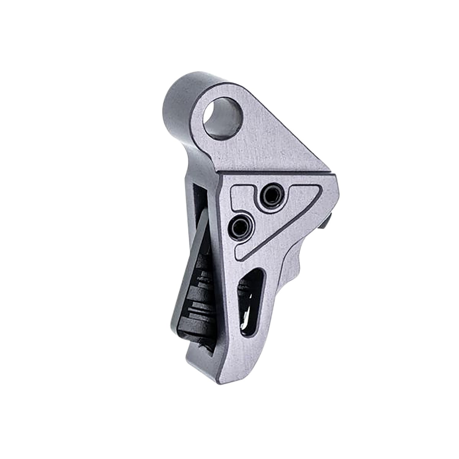 Tyrant CNC I.T.T.S 7075 Aluminum Gray/Black Trigger Fits Springfield Hellcat and Hellcat Pro