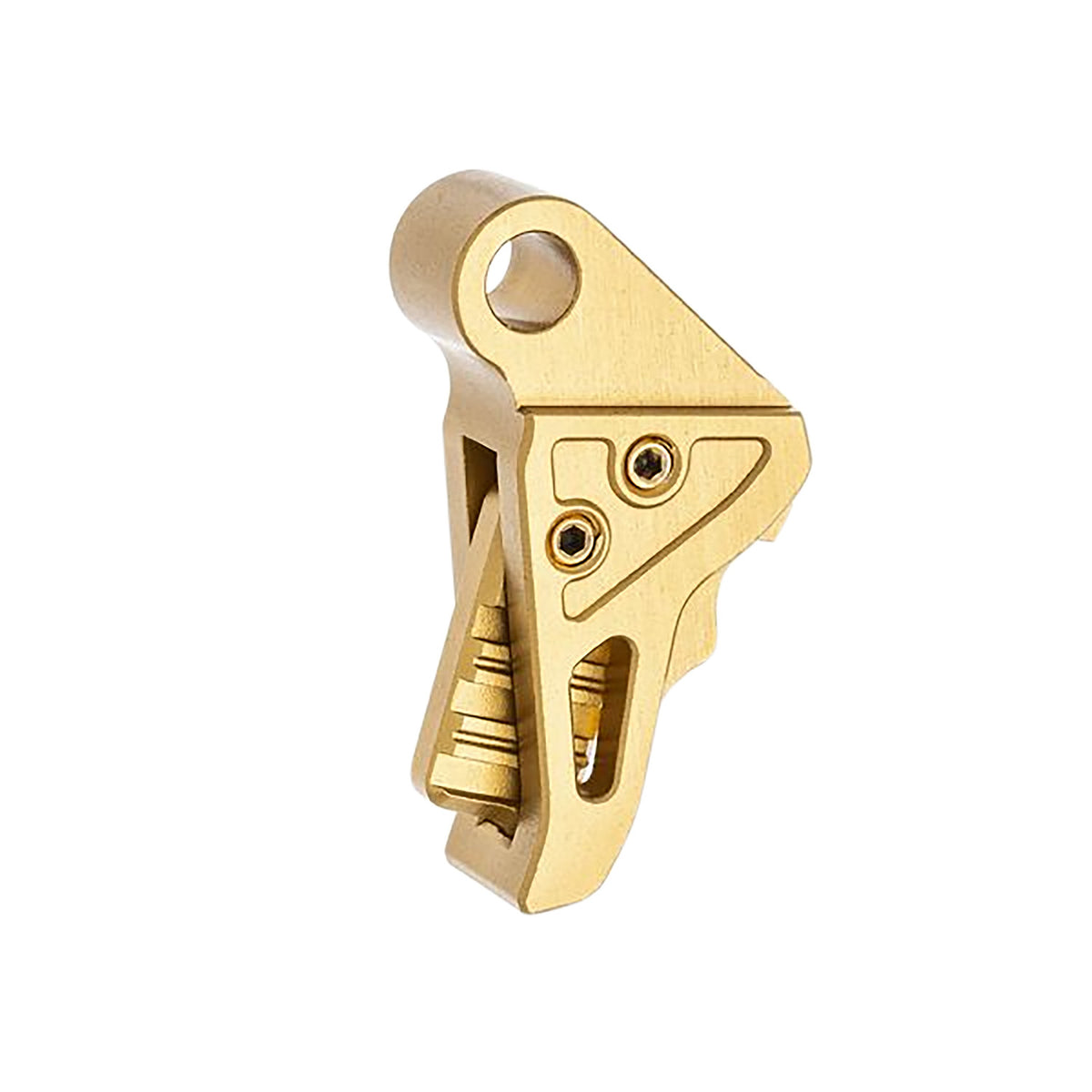 Tyrant CNC I.T.T.S Gold Finish Trigger Shoe for Springfield Hellcat and Hellcat Pro