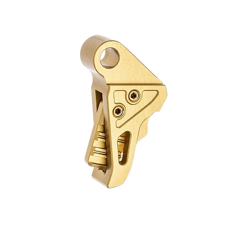 Tyrant CNC I.T.T.S Gold Finish Trigger Shoe for Springfield Hellcat and Hellcat Pro