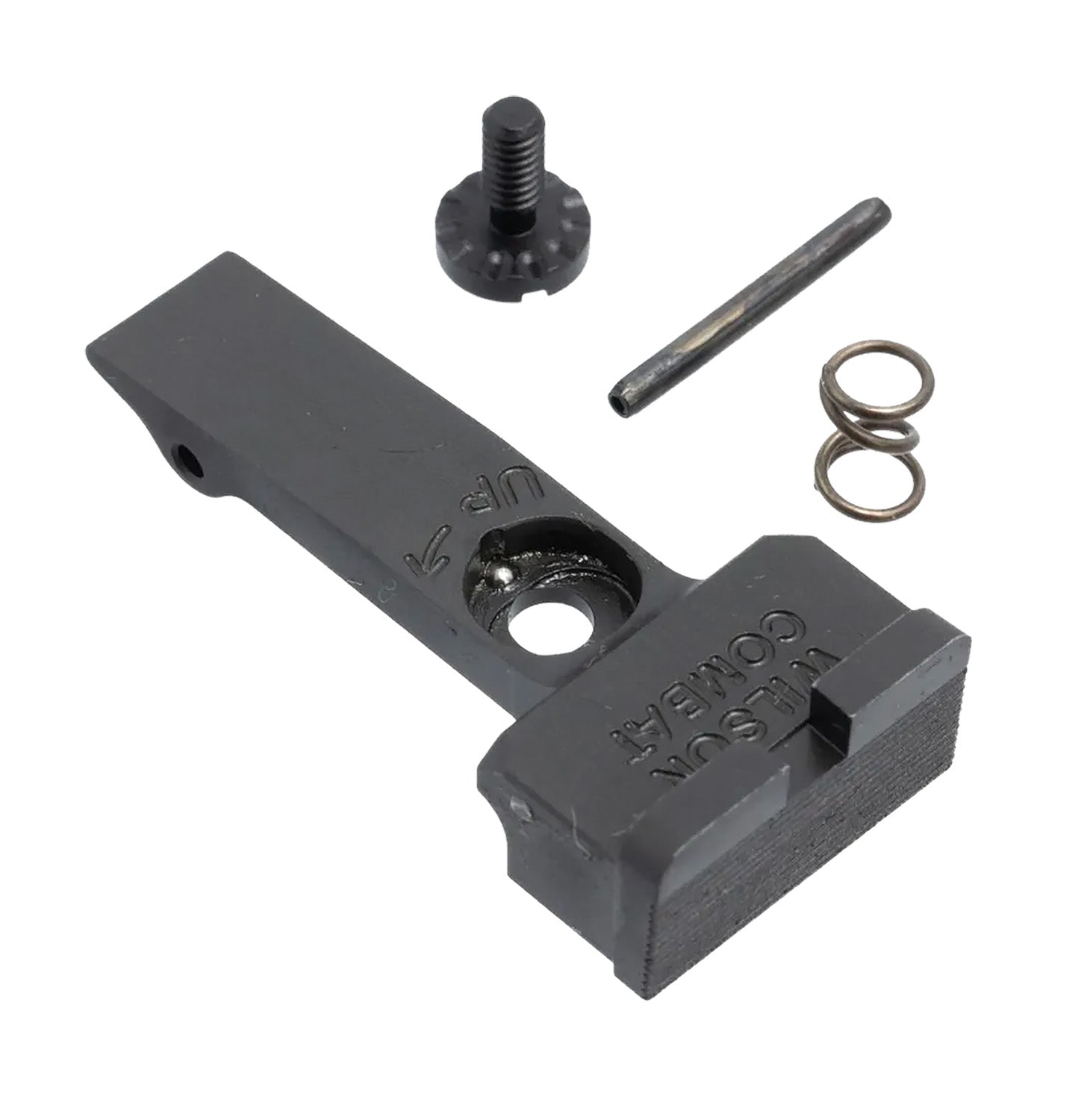 Wilson Combat 1034SQ Chromoly Steel Rear Sight, Black Frame - Colt Python/Anaconda