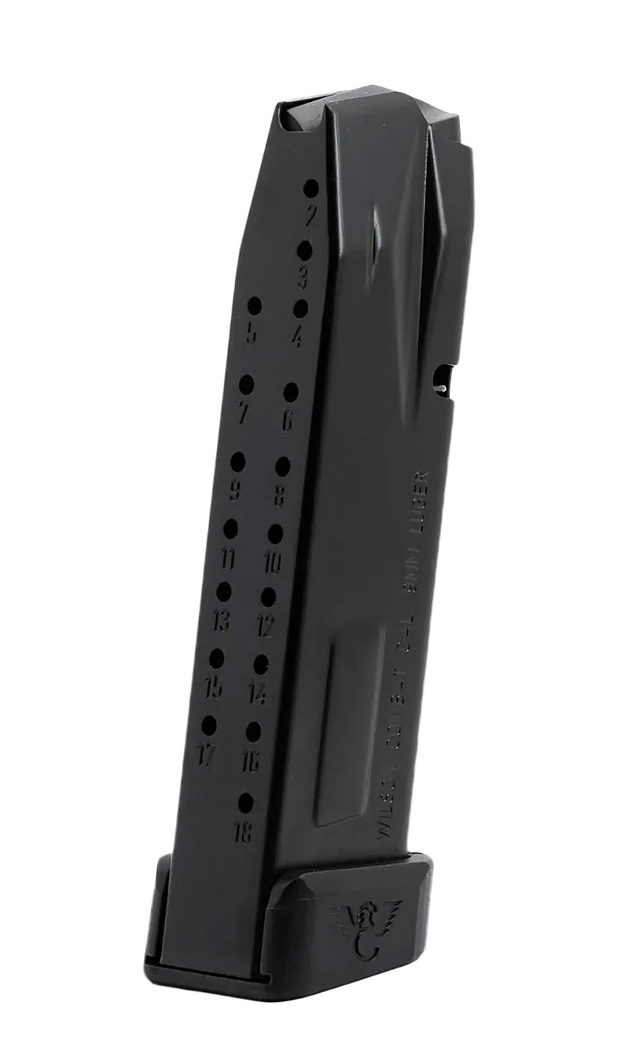 Wilson Combat 959 9mm Luger 18rd EDC X9 Black Steel Pistol Mag Anti-Tilt Follower