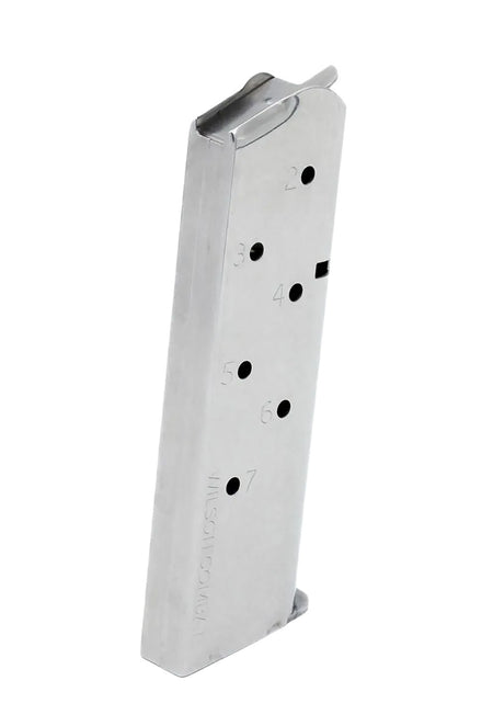 Wilson Combat 920 Series 7rd .45 ACP Stainless Steel Full-Size 1911 Handgun Magazine