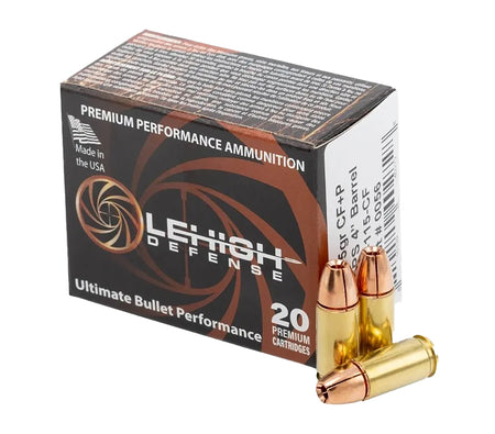 Lehigh Defense  9mm Luger / Parabellum 115 grain Fragmenting Hollow Point ammunition