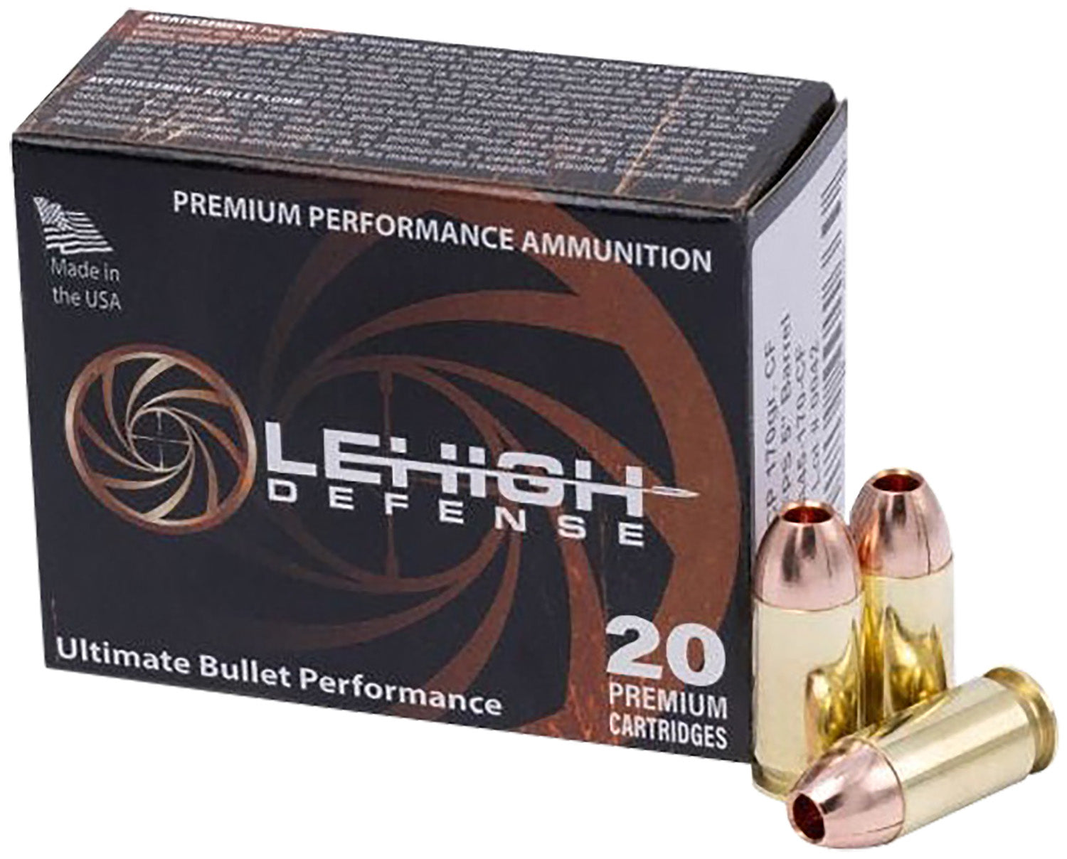 Wilson Combat Lehigh Defense Controlled Fracturing .45 ACP/Auto 170 grain Fluid Transfer Monolithic ammunition