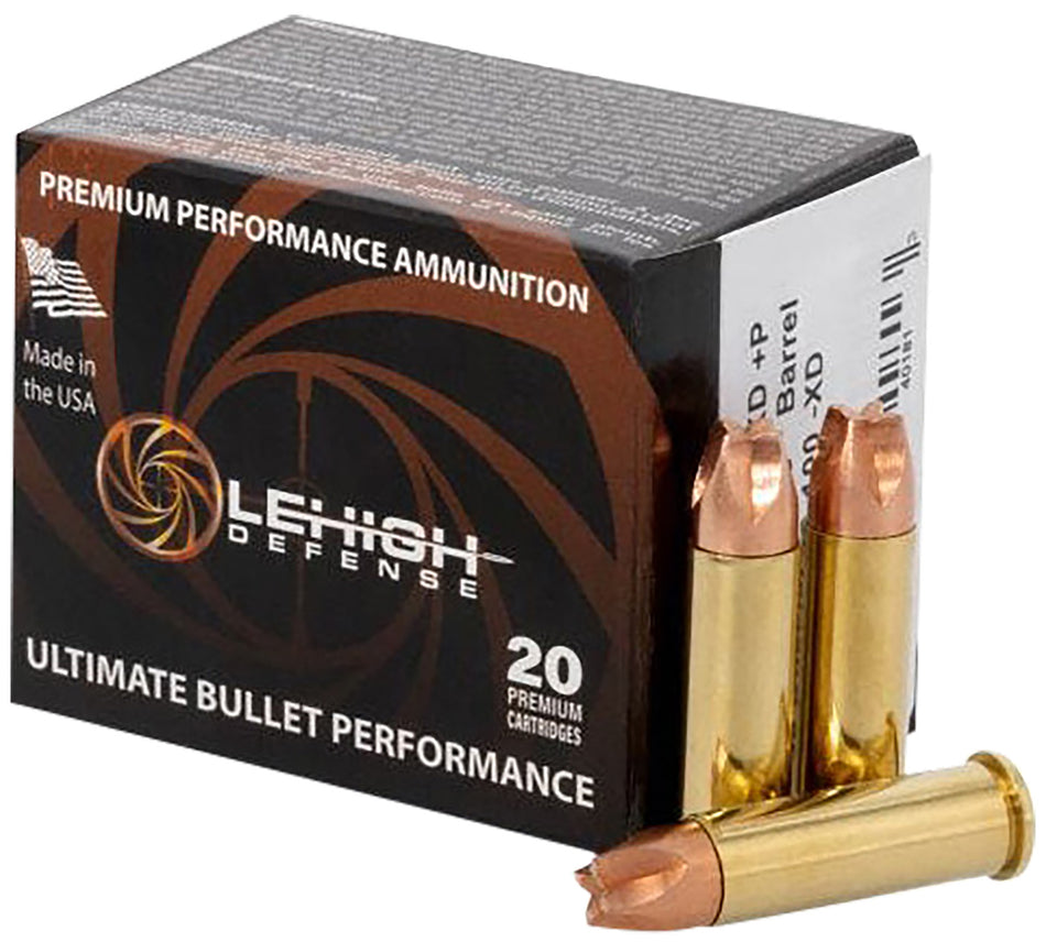 Wilson Combat Lehigh Defense Xtreme Defense +P .38 Special 100 grain Fluid Transfer Monolithic ammunition