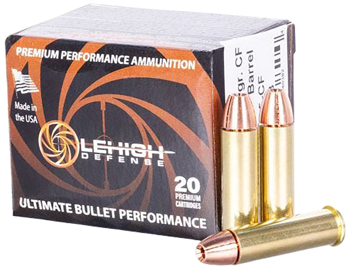 Lehigh Defense  .357 Magnum 125 grain Fragmenting Hollow Point ammunition