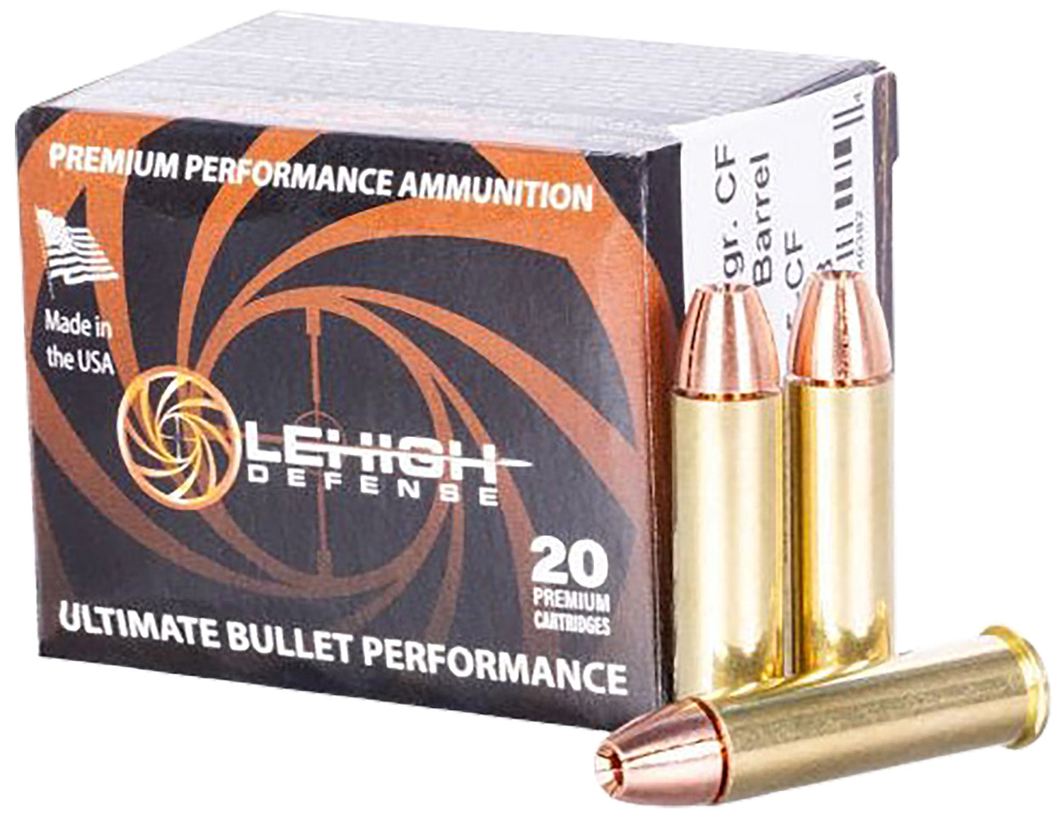 Lehigh Defense  .357 Magnum 125 grain Fragmenting Hollow Point ammunition