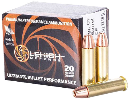 Lehigh Defense  .357 Magnum 125 grain Fragmenting Hollow Point ammunition
