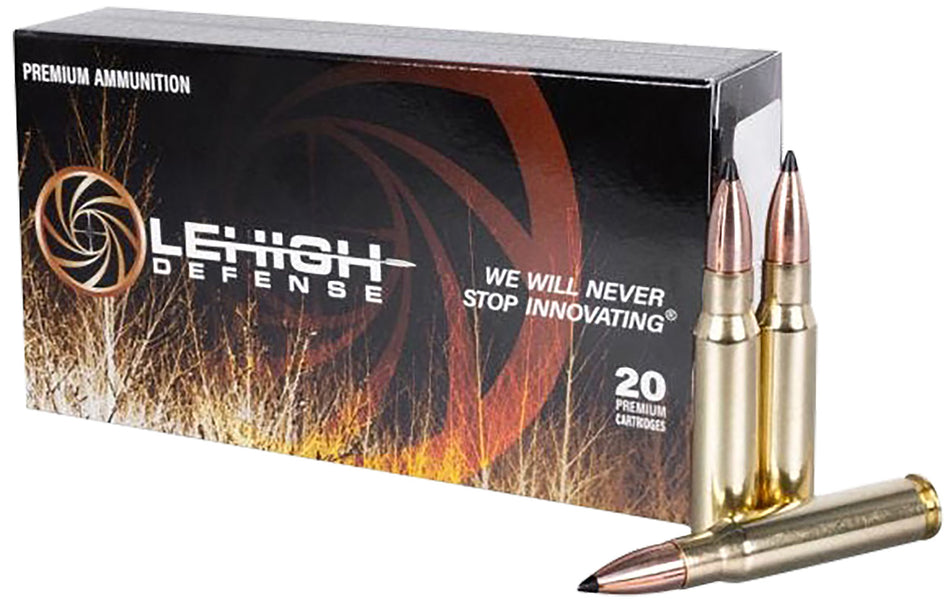 Lehigh Defense  .308 Win / 7.62x51mm 155 grain Polymer Tip ammunition