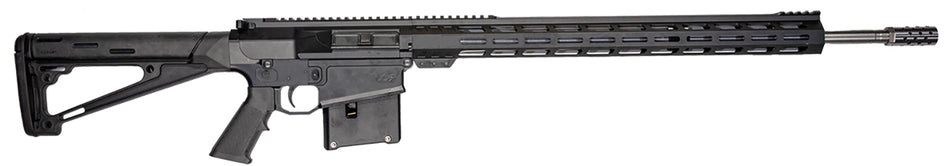 Great Lakes Firearms GL10LA7PRCSSBLK GLFA 7mm PRC 5+1 24" Stainless Threaded Barrel, Black Cerakote Picatinny Rail Aluminum Receiver, M-LOK Handguard, Hogue Fixed Black Synthetic Stock, Mil-Spec Grip