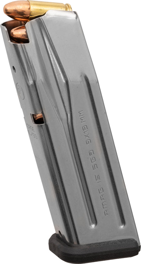 Magpul MAG1464SST AMAG Sig P320 9mm Luger 15-Round Silver Stainless Steel Handgun Magazine