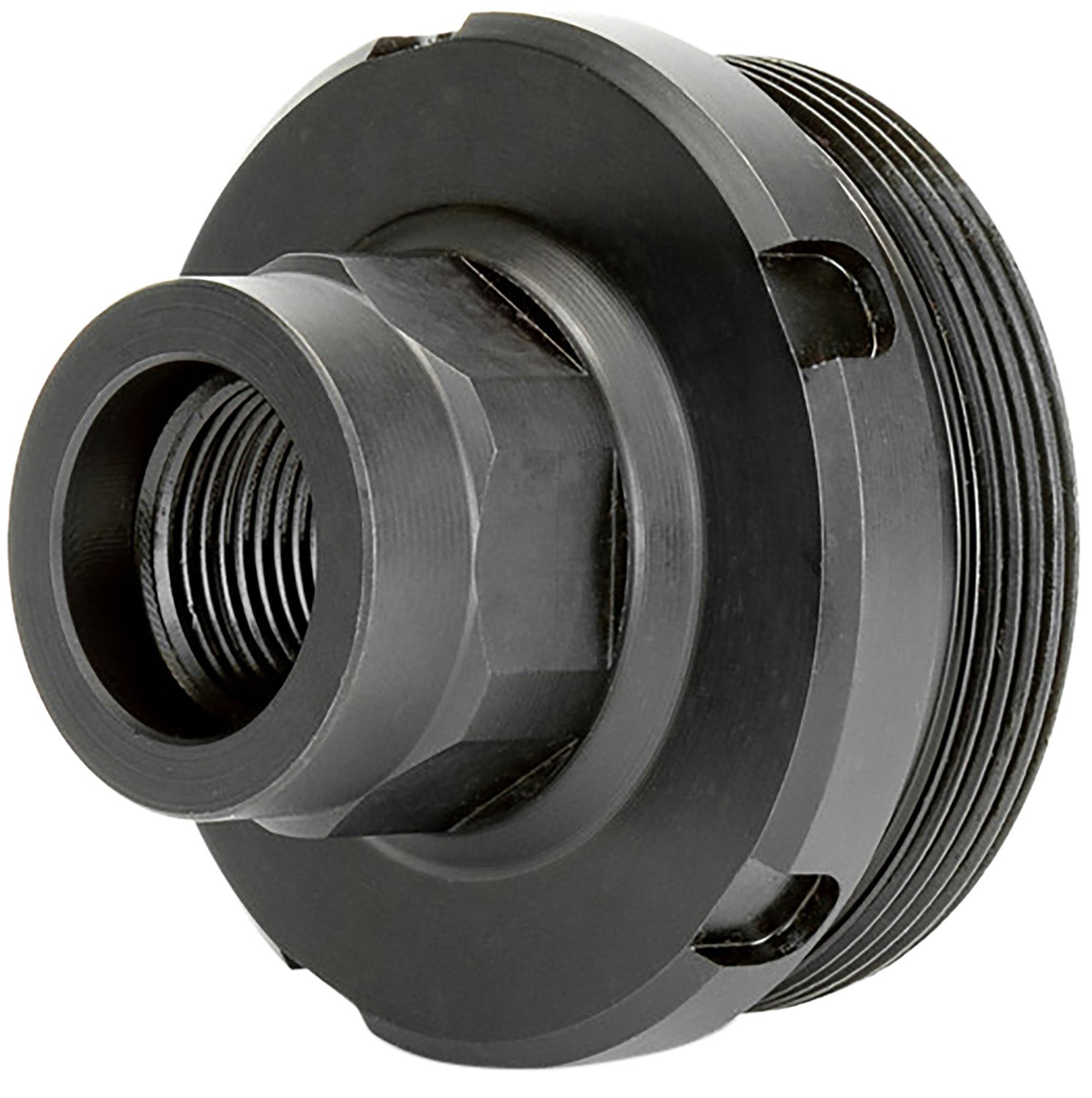 Griffin Armament DT1375X24-1/2X28 Suppressor Hub Adapter 1/2"x28 17-4 Stainless Nitride Black Finish