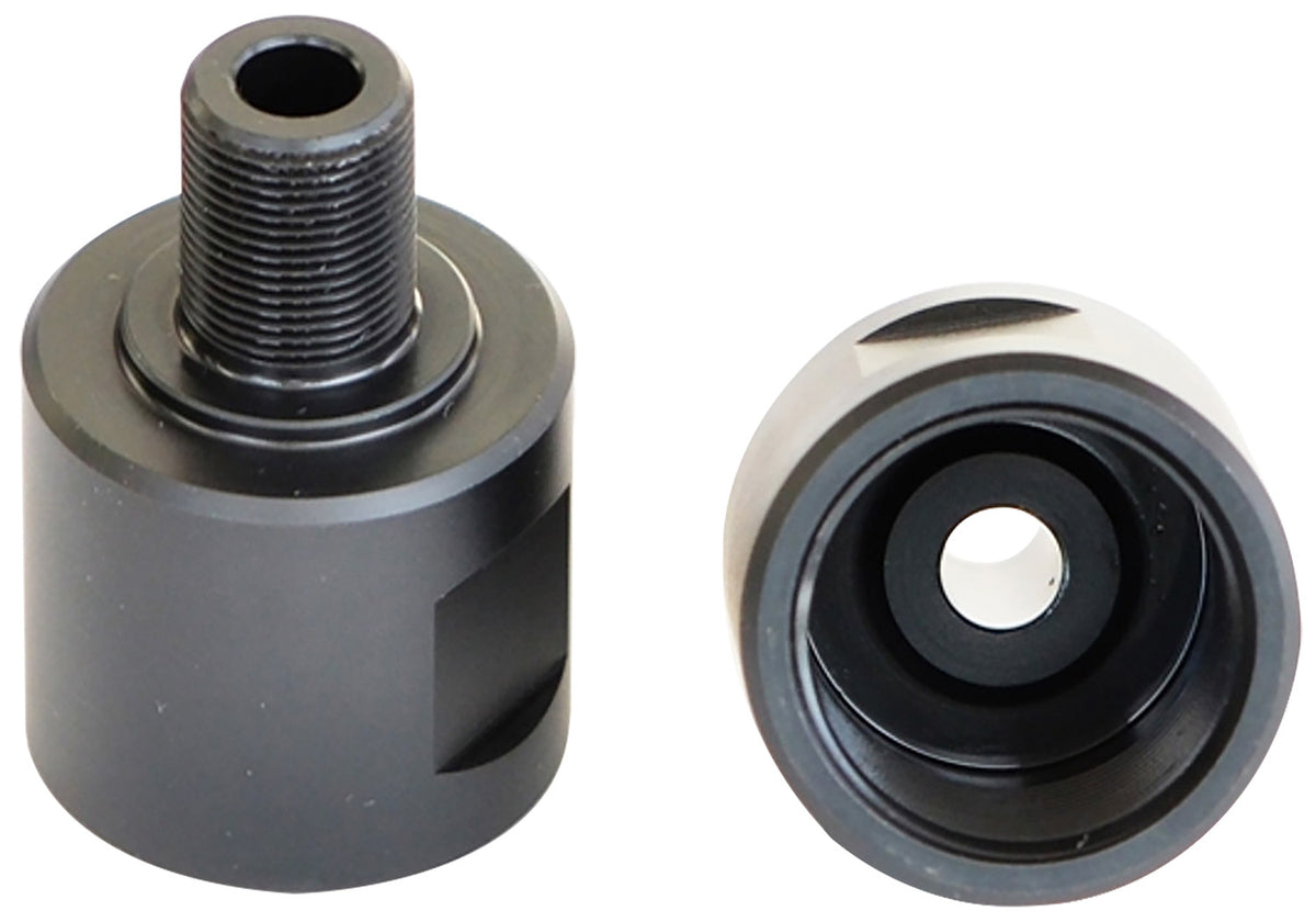 Griffin Armament 24MM1228A Suppressor Thread Adapter 24x1.5mm to 1/2"x28 Melonite QPQ Black Finish