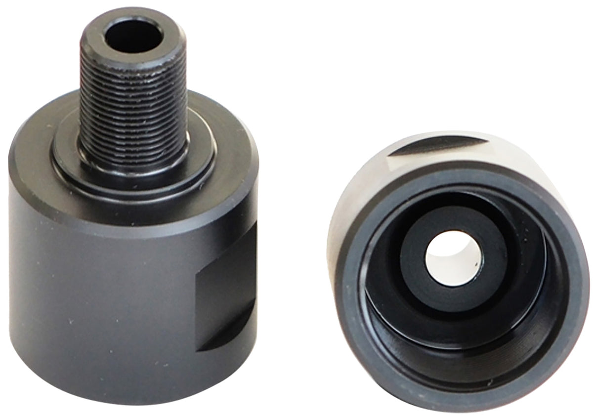 Griffin Armament 24MM5824A Suppressor Thread Adapter 24x1.5mm to 5/8"x24 Melonite QPQ Black Finish