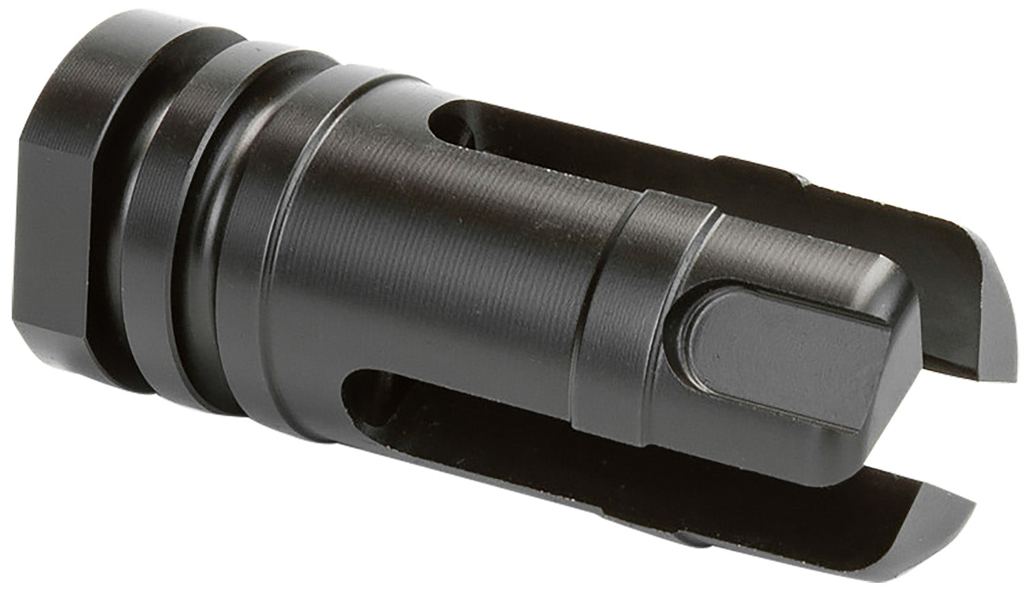 Griffin Armament 5.56 Flash Hider Black Nitride 17-4PH Stainless 1/2-28 Threads Gate-LOK Stealth