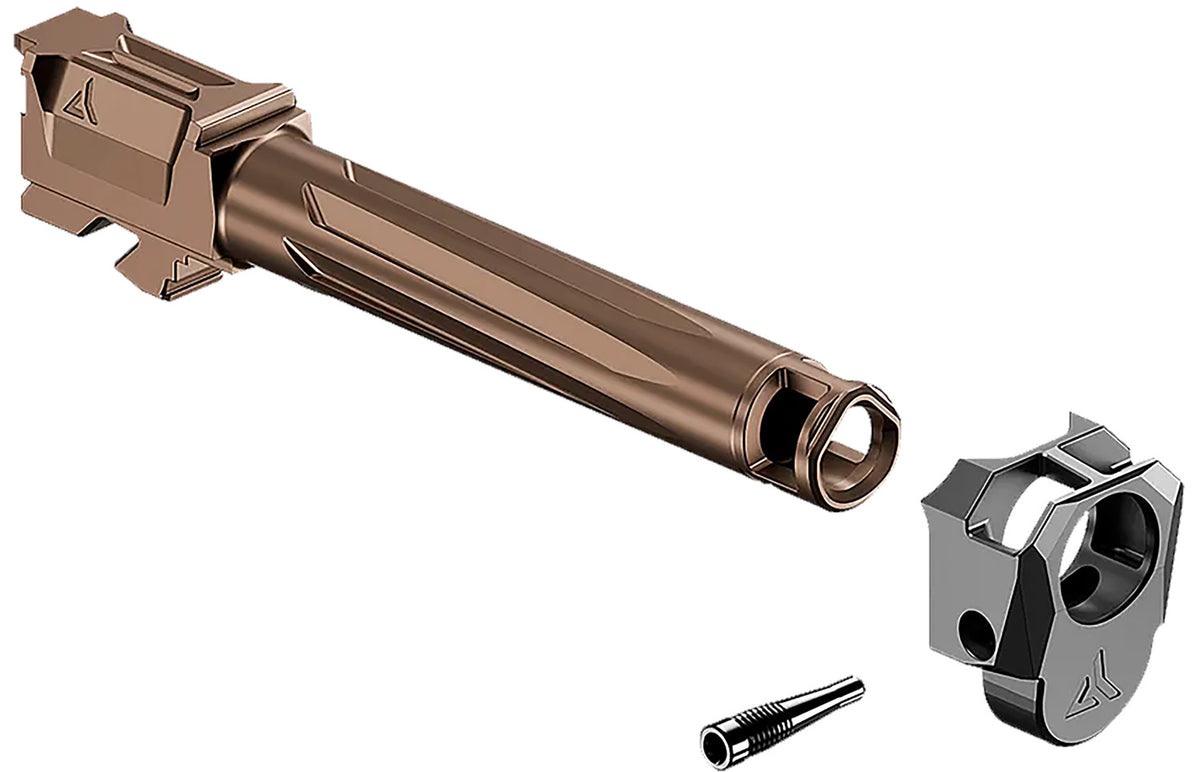Radian Weapons Ramjet Afterburner 9mm Luger Combo Glock 17 Gen5 Bronze Stainless Steel Barrel