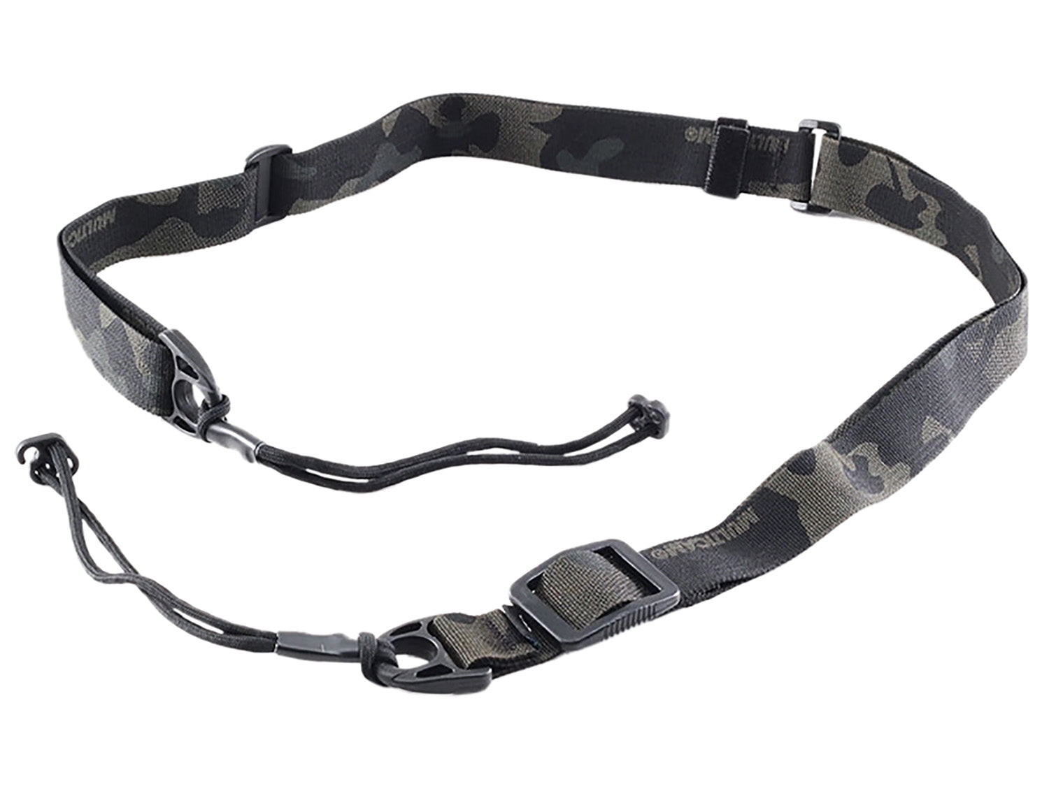 Q LLC Adjustable Nylon Rifle Sling Black and MultiCam Pattern