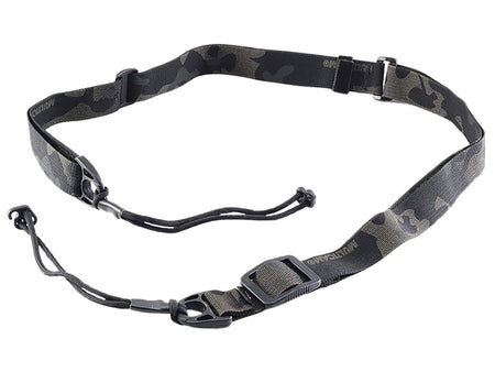 Q LLC Adjustable Nylon Rifle Sling Black and MultiCam Pattern