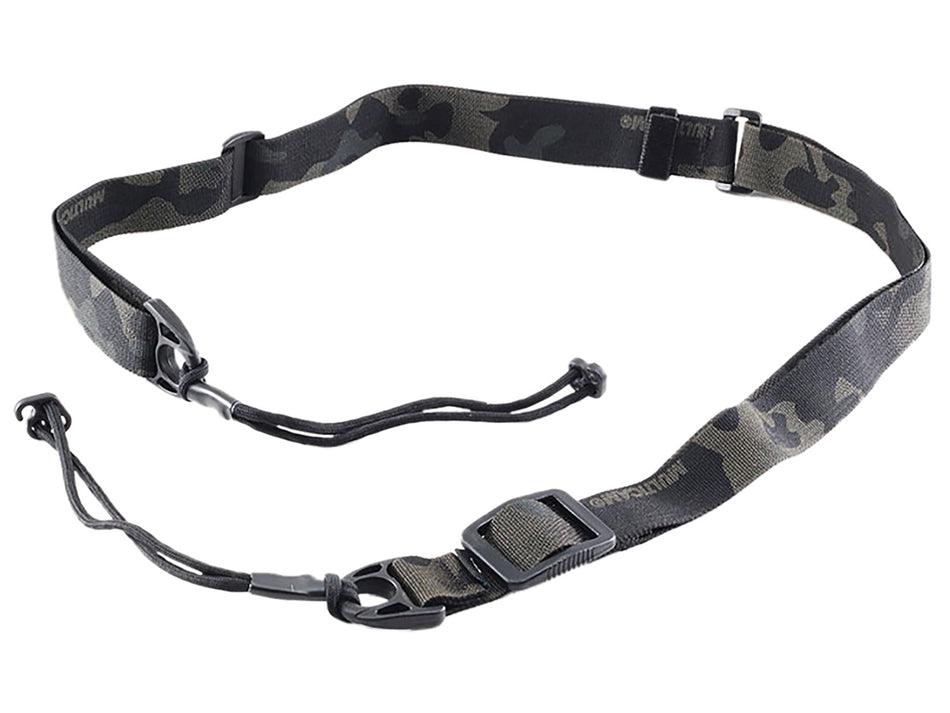 Q LLC Adjustable Nylon Rifle Sling Black and MultiCam Pattern