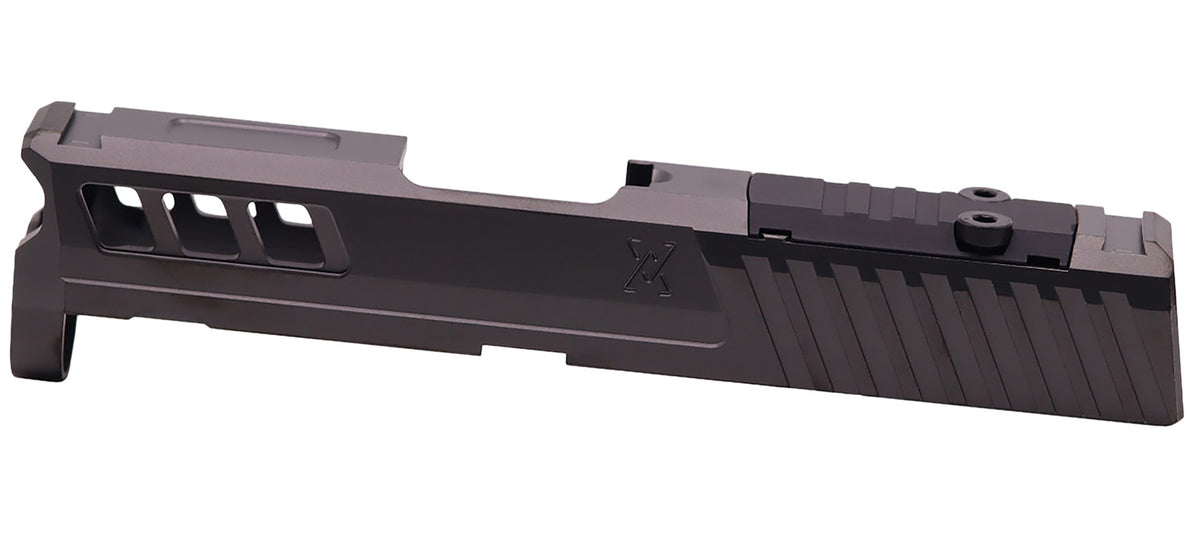 True Precision Axiom DLC Black Optic Cut Slide Fits Springfield Hellcat 416R Stainless