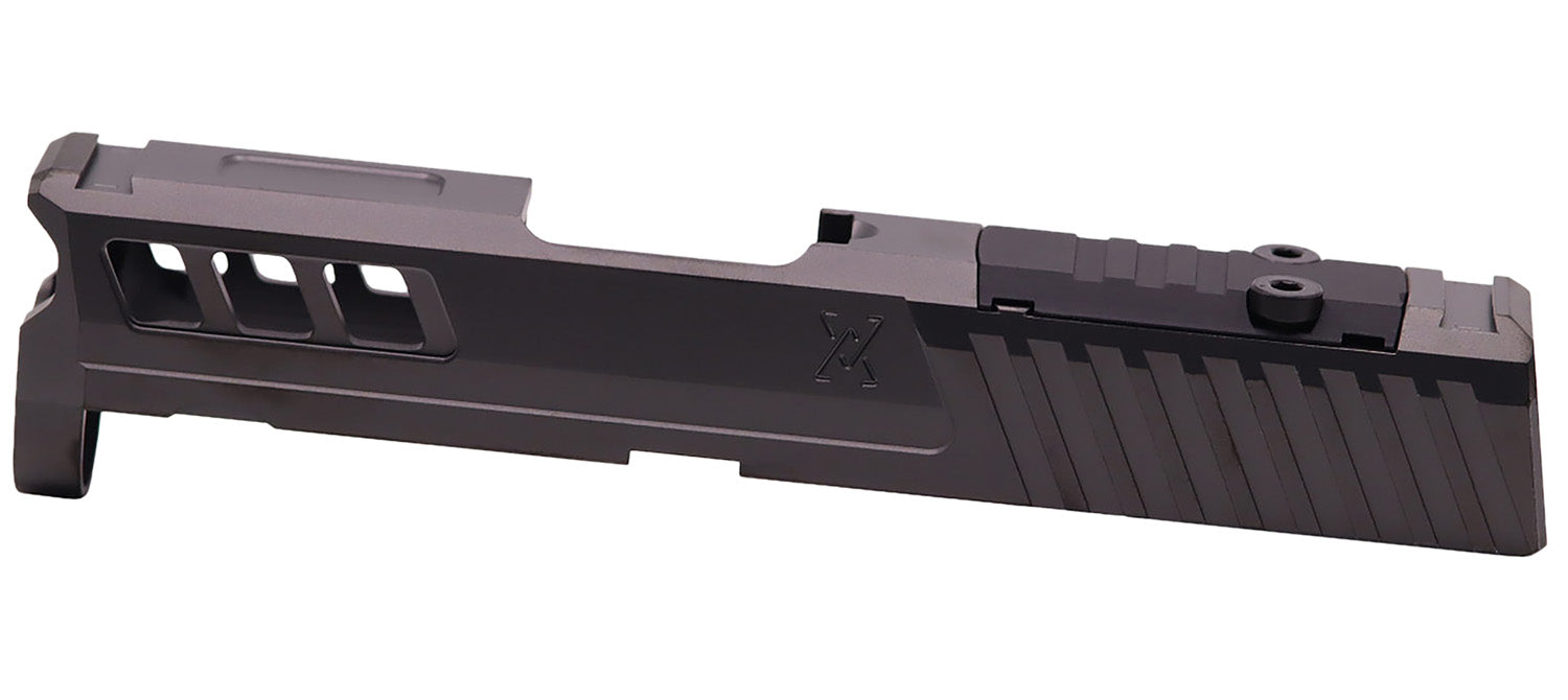 True Precision Axiom DLC Black Optic Cut Slide Fits Springfield Hellcat 416R Stainless