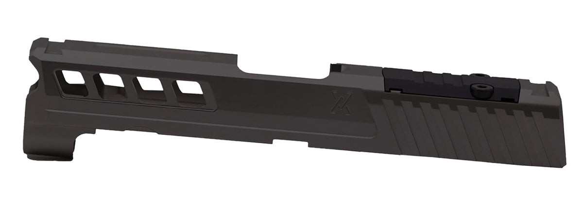 True Precision Axiom Pro DLC Black Optic Cut Slide Fits Springfield Hellcat 416R Stainless