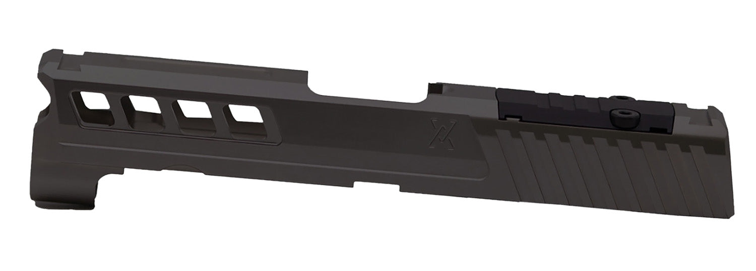 True Precision Axiom Pro DLC Black Optic Cut Slide Fits Springfield Hellcat 416R Stainless