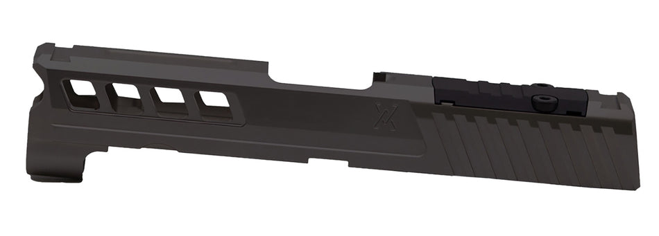 True Precision Axiom Pro DLC Black Optic Cut Slide Fits Springfield Hellcat 416R Stainless