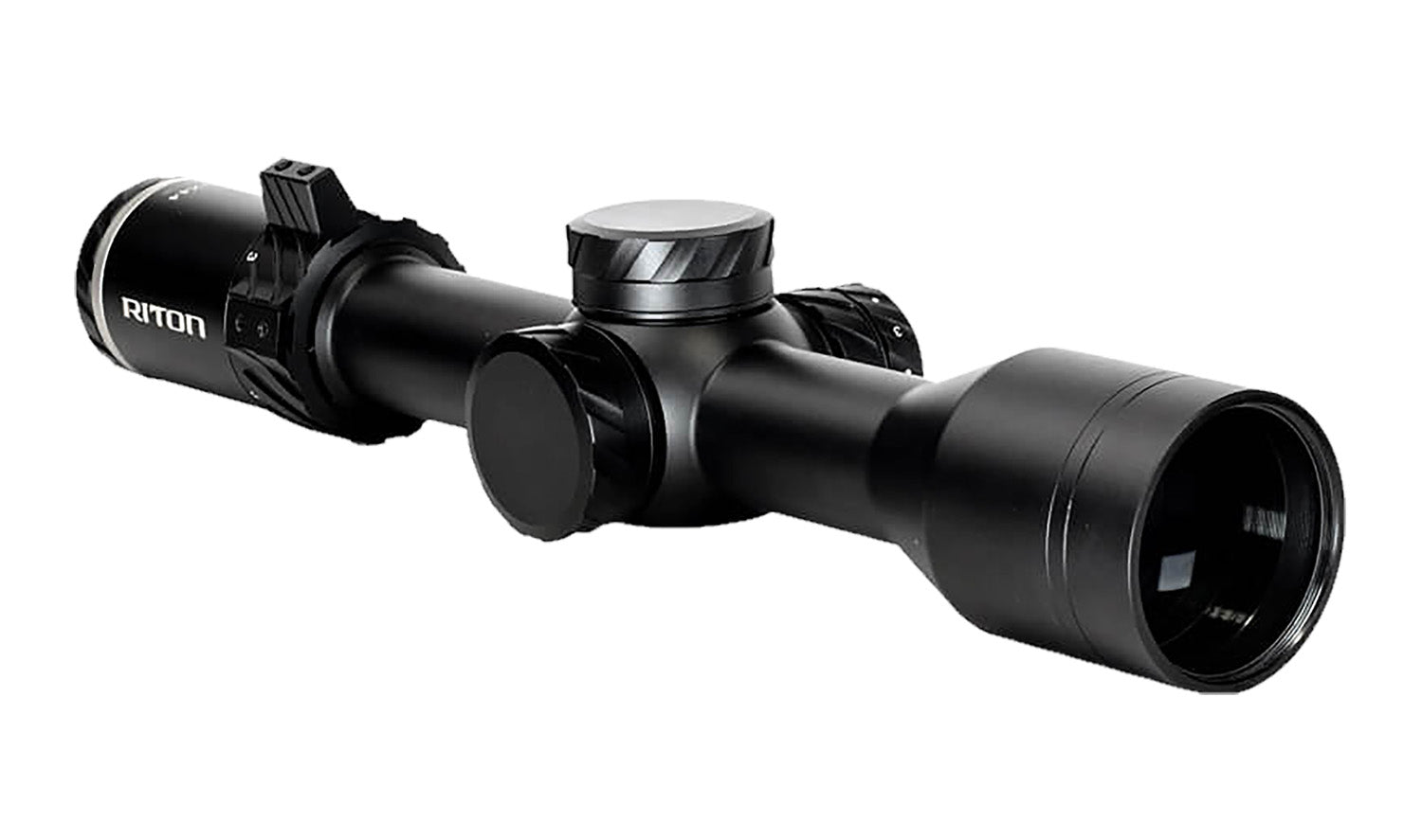Riton Optics 5 Primal Black 2-12x44mm Illuminated RDH Reticle 30mm Tube Hunting Rifle Scope