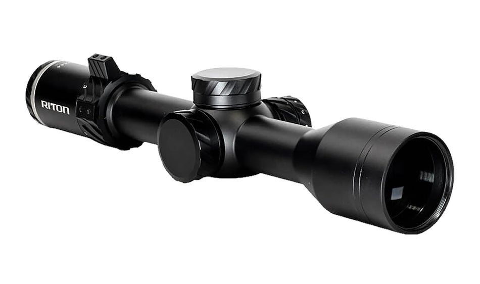Riton Optics 5 Primal Black 2-12x44mm Illuminated RDH Reticle 30mm Tube Hunting Rifle Scope