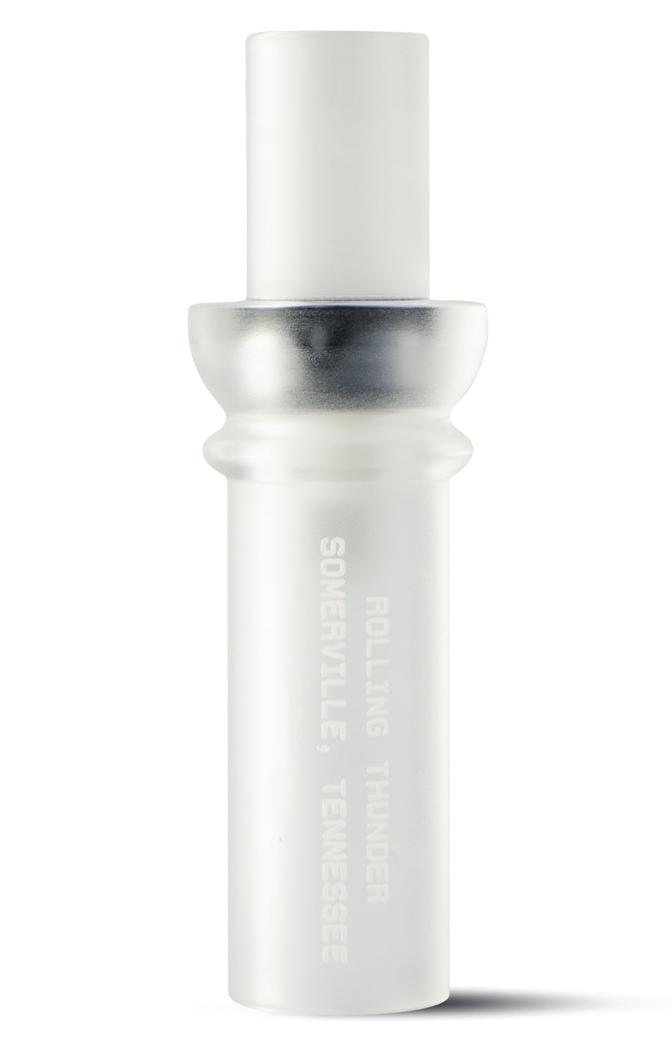 Rolling Thunder Two Stroke Double Reed Duck Cutdown Call – Frost Acrylic, Model DC212CF