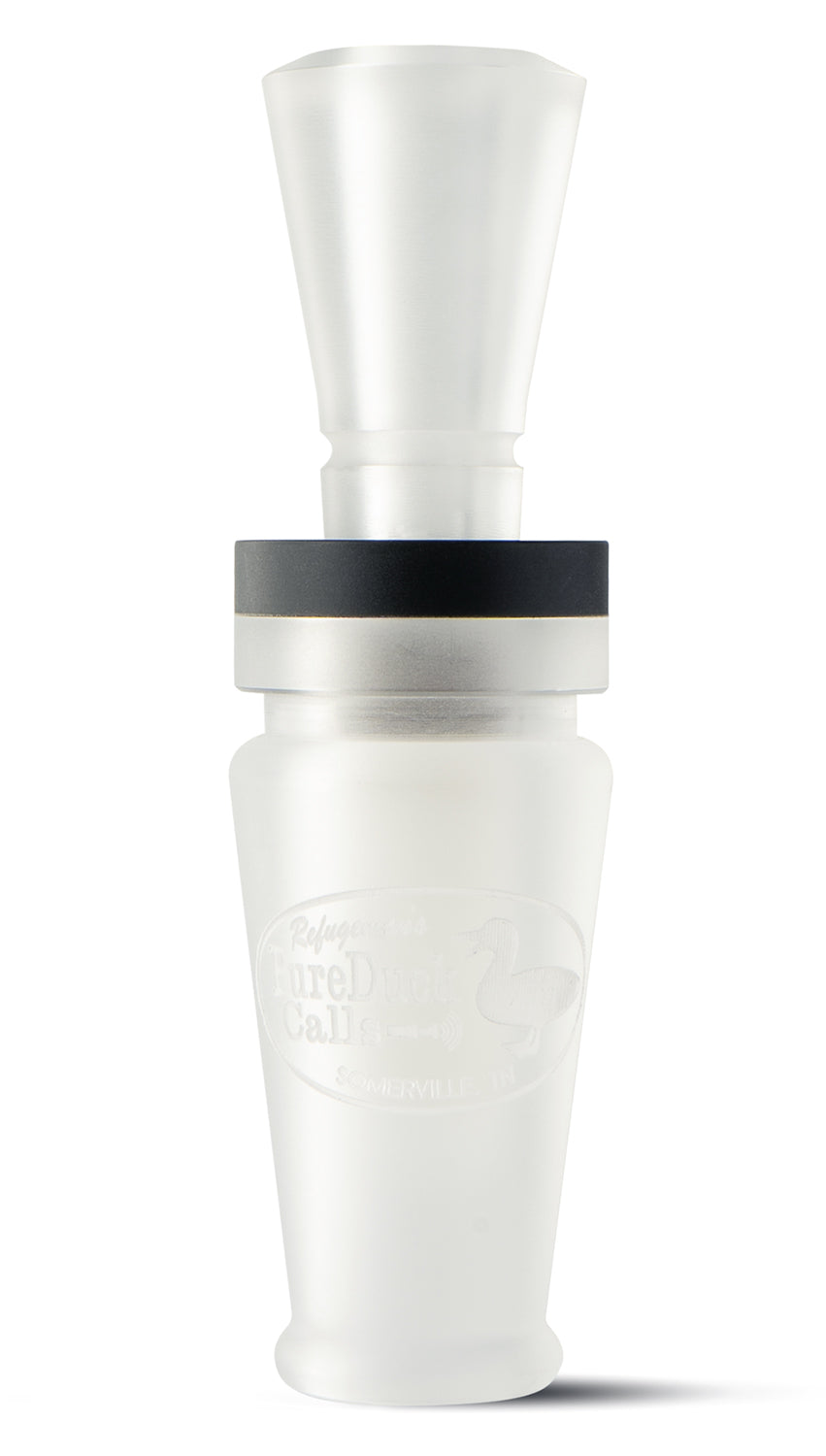 Rolling Thunder Pure Duck J-Frame Duck Hunting Call DC014CF - Frost Acrylic