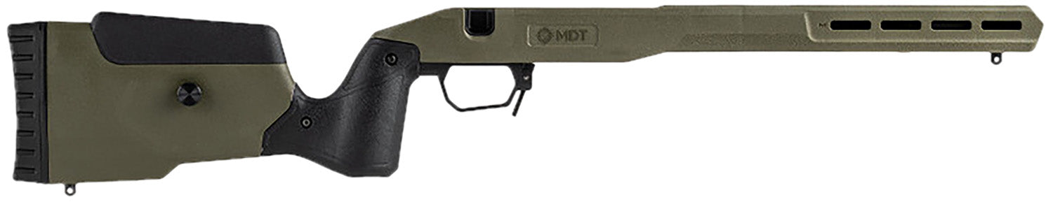 MDT OD Green/Black Chassis Field Stock Howa 1500 SA Right Hand (105826ODG)